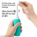 Handheld Portable Bidet Spray Bottle for Toilet - Retractable Angled Nozzle with Travel Pouch (Green, 500ML)