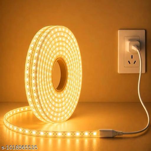 JOYAL LED Rope Light Warm White 3 Meter - Waterproof Strip Light for Home, Office & Festive Decoration