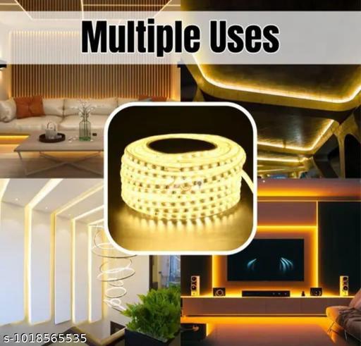 JOYAL LED Rope Light Warm White 3 Meter - Waterproof Strip Light for Home, Office & Festive Decoration