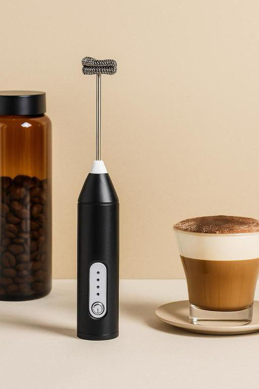Electric Milk Frother Hand Mixer – USB Rechargeable